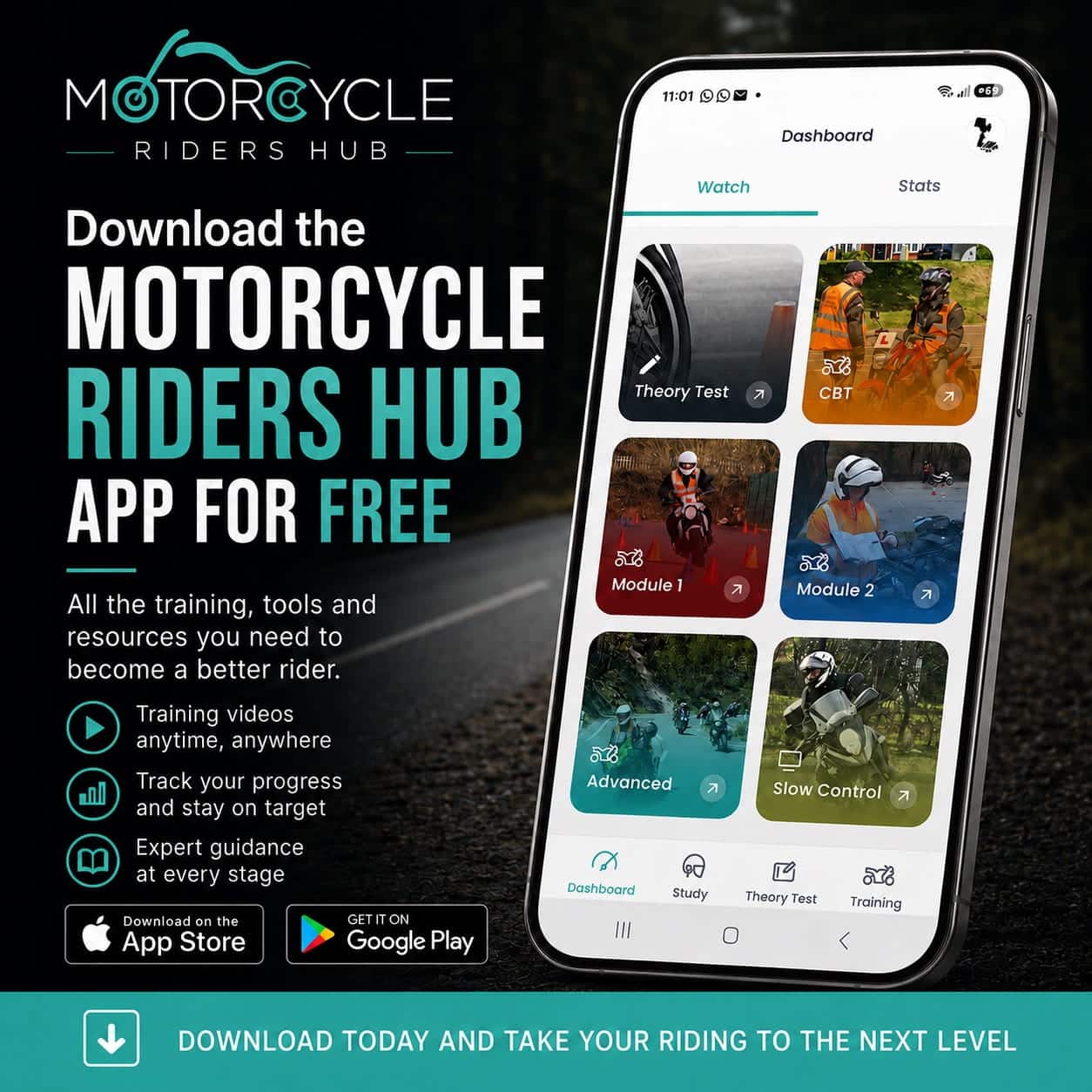 Download the Motorcycle Riders Hub app